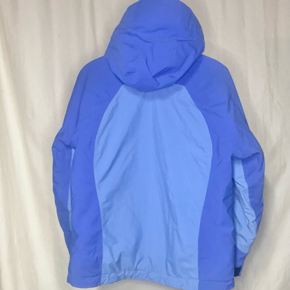 L.L. Bean Women’s Winter Parka Coat Ski Jacket Size Medium Blue Jay/Crisp Lapis - Picture 2 of 4